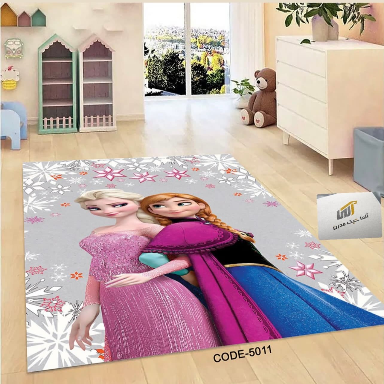قالیچه طرح کودک کد RUG-KID-156