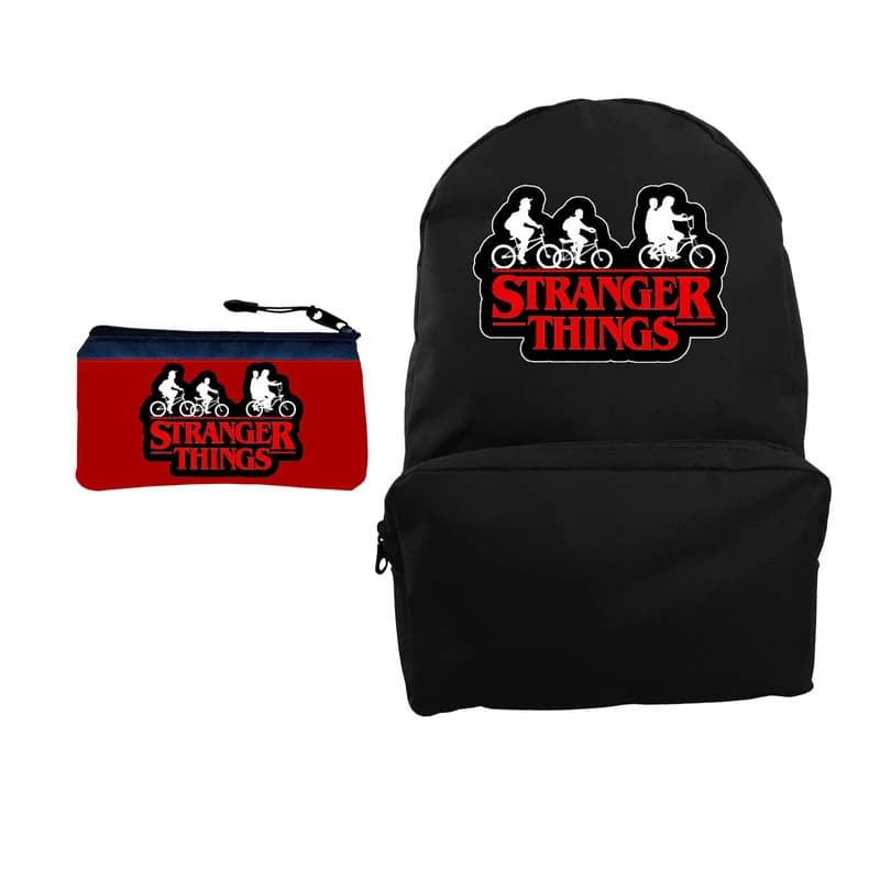 کوله پشتی مدل استرنجر تینگز مدل KP-22 به همراه جامدادی کد K19091