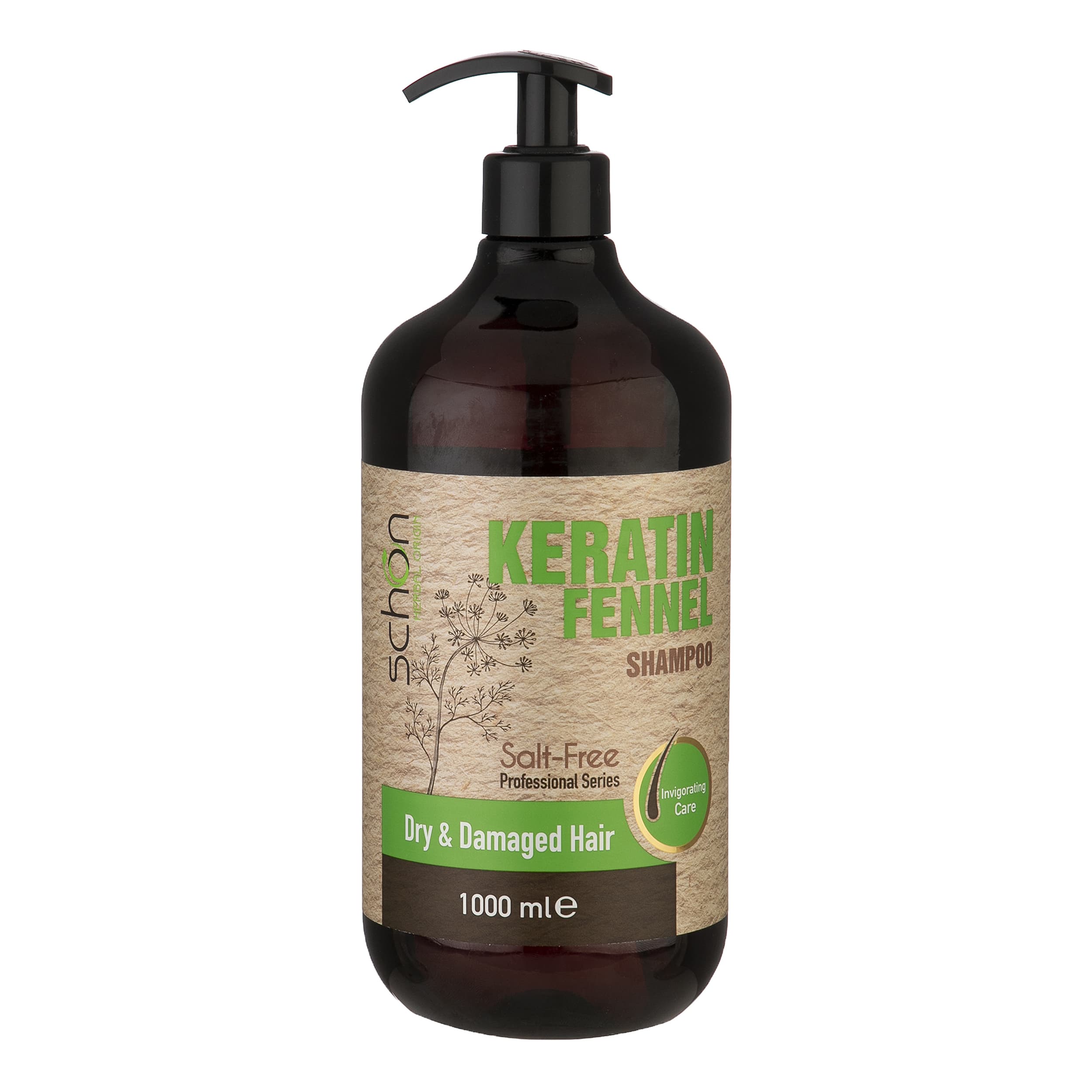 شامپو مو شون مدل Keratin Fennel حجم 1000میلی لیتر — تصویر ۲
