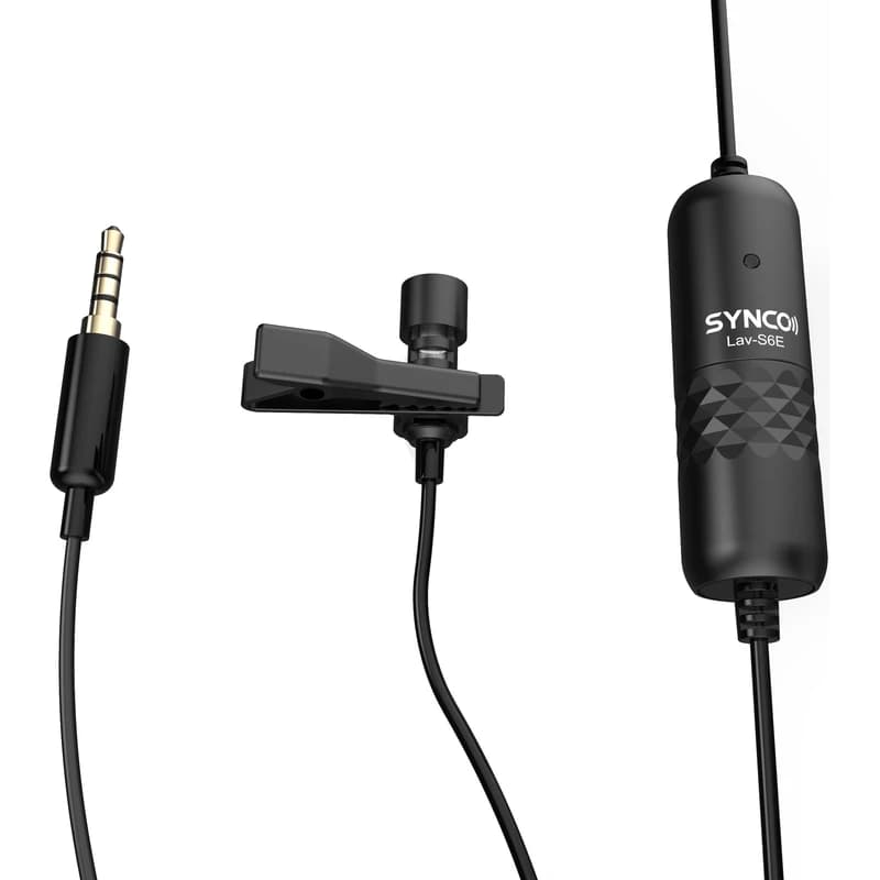 میکروفن یقه ای سینکو مدل Lav-S6E کد K18632 — تصویر ۲