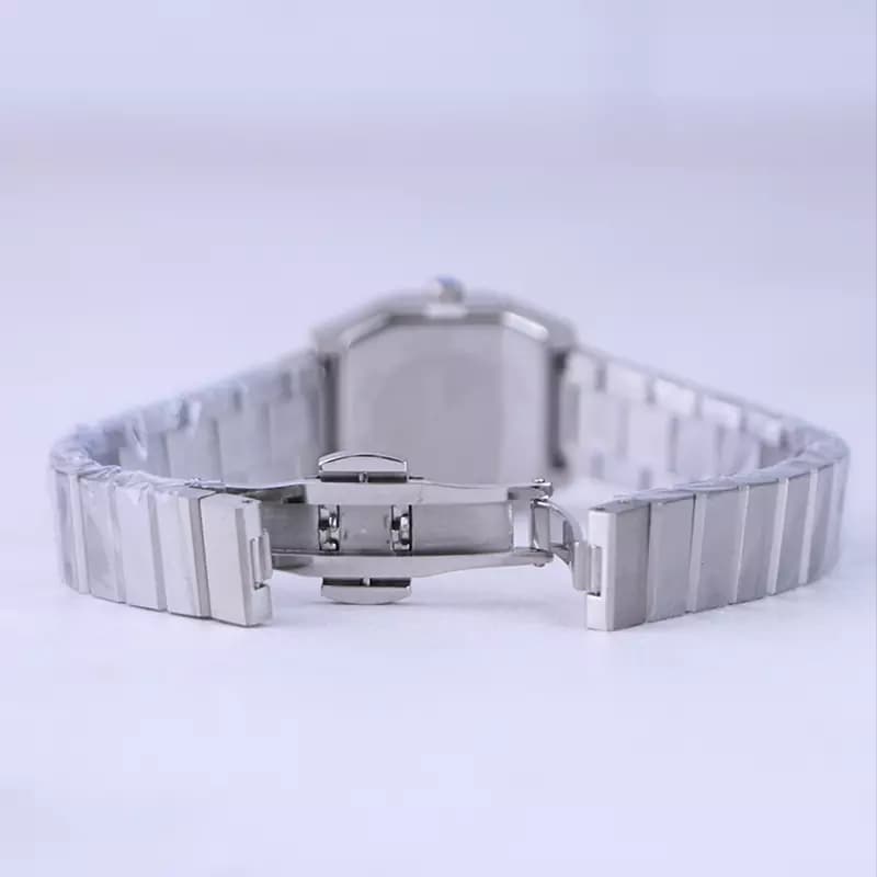 ساعت مچی سولیدا زنانه فلزی صفحه چندضلعی مشکی L 6122/1 — تصویر ۳