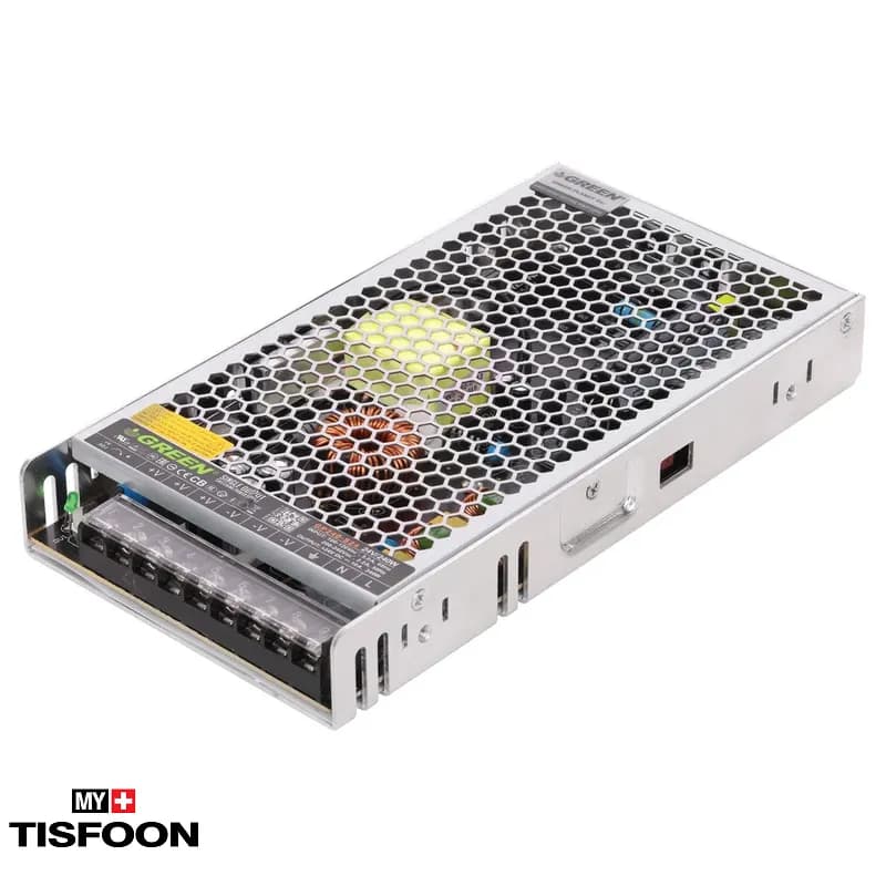 منبع تغذیه سوئیچینگ 24 ولت 10 آمپر گرین مدل GP240-S24