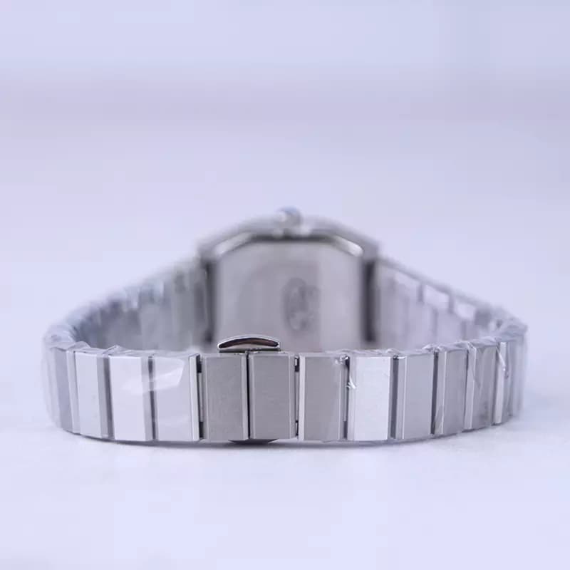ساعت مچی سولیدا زنانه فلزی قاب چندضلعی نقره ای L 6122/8 — تصویر ۴