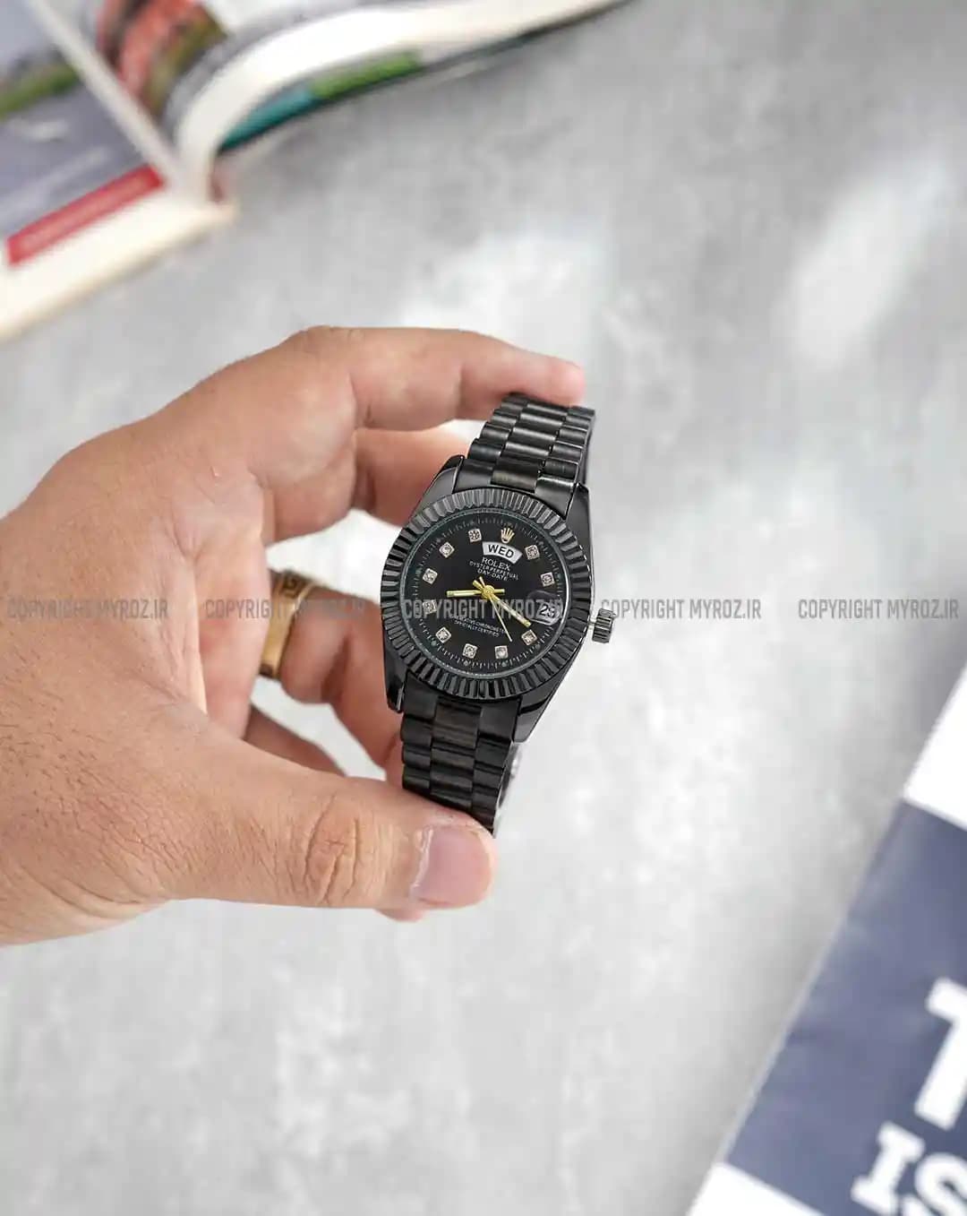 ساعت مچی زنانه رولکس ROLEX طرح DAY DATE مدل 2051 — تصویر ۲