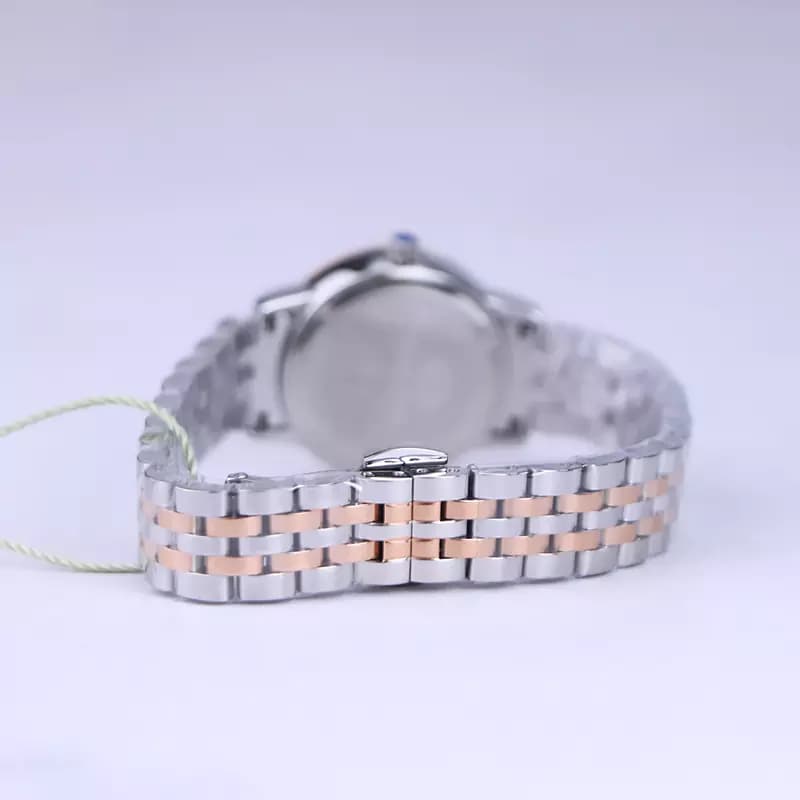 ساعت مچی سولیدا زنانه استیل نقره ای رزگلد صفحه صدفی S4139/8 — تصویر ۳
