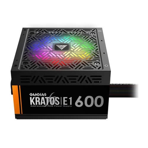 Gamdias KRATOS E1-600 RGB Computer Power Supply