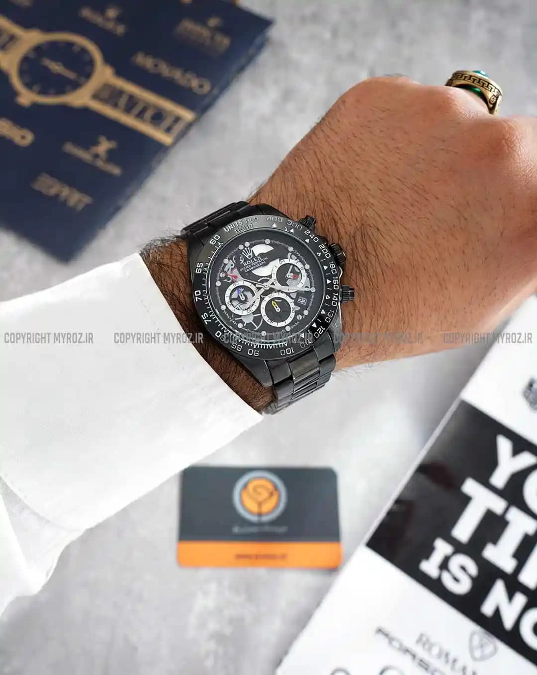 ساعت مچی مردانه رولکس ROLEX طرح Daytona مدل 2021 — تصویر ۲