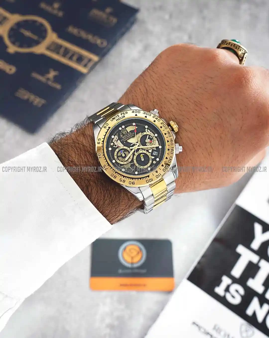 ساعت مچی مردانه رولکس ROLEX طرح Daytona مدل 2019 — تصویر ۲