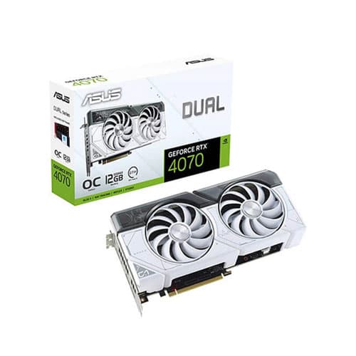 ASUS Dual GeForce RTX 4070 White OC Edition 12GB GDDR6X Graphics Card — تصویر ۲