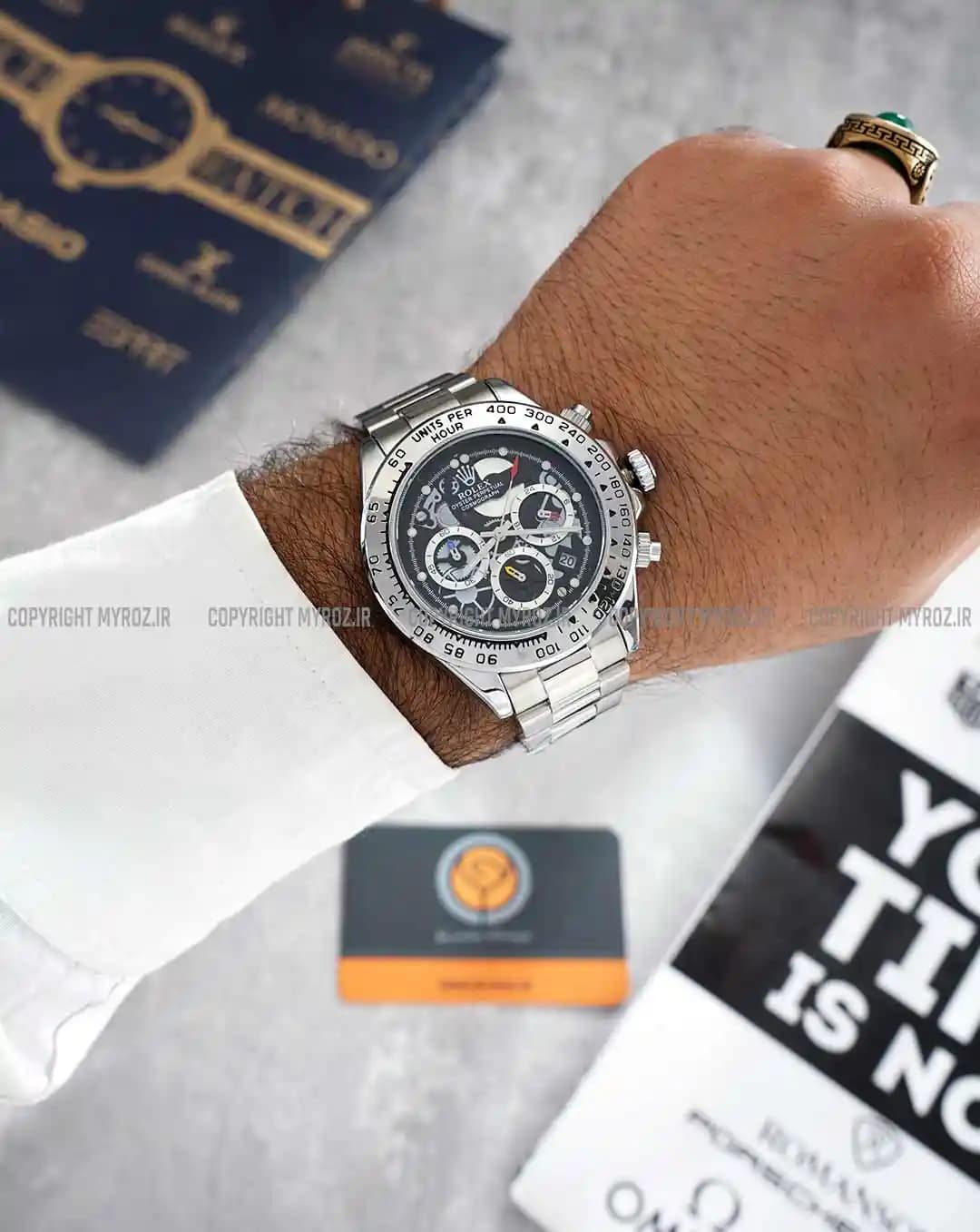 ساعت مچی مردانه رولکس ROLEX طرح Daytona مدل 2018 — تصویر ۲