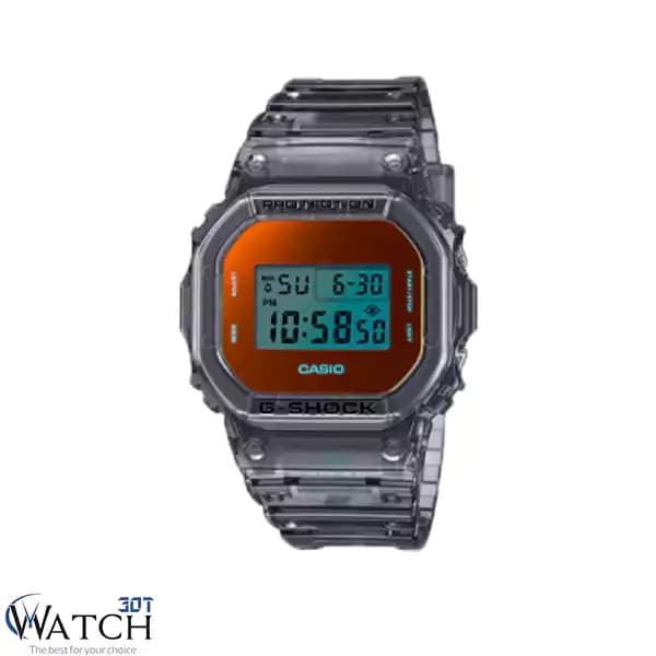 ساعت کاسیو جی شاک مردانه خاکستری دیجیتال DW-5600TLS-8DR — تصویر ۳