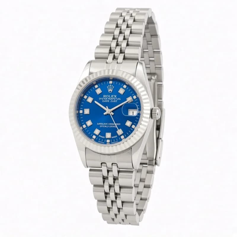 ساعت مچی زنانه رولکس ROLEX طرح دیت جاست مدل 2013 — تصویر ۷