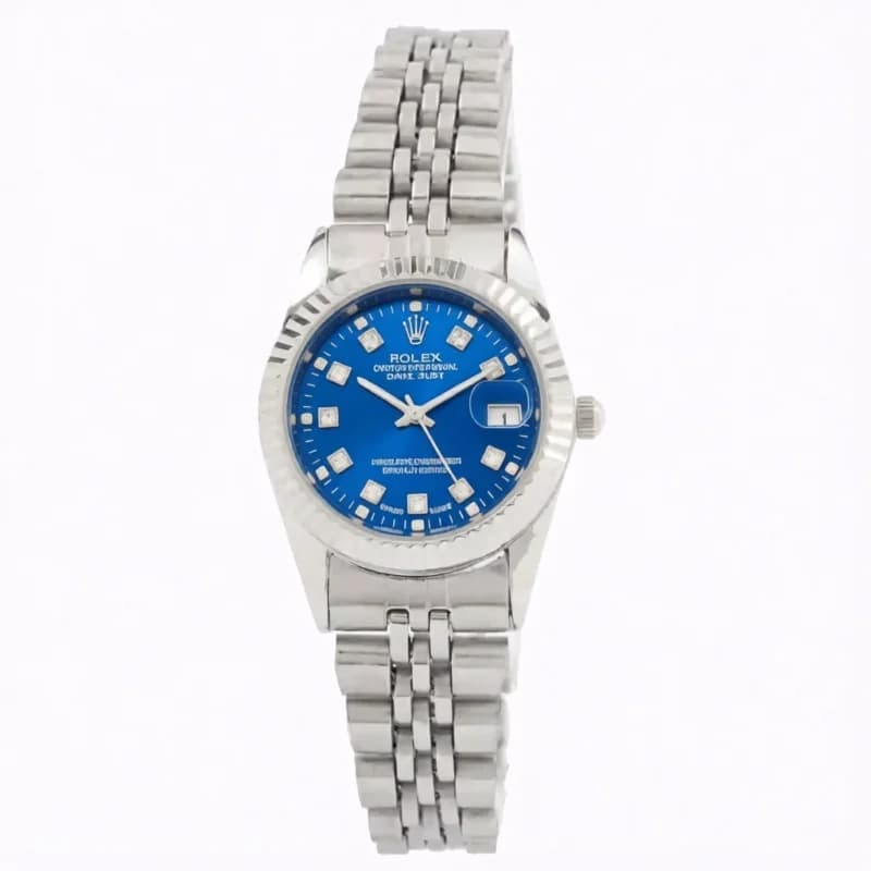 ساعت مچی زنانه رولکس ROLEX طرح دیت جاست مدل 2013 — تصویر ۶