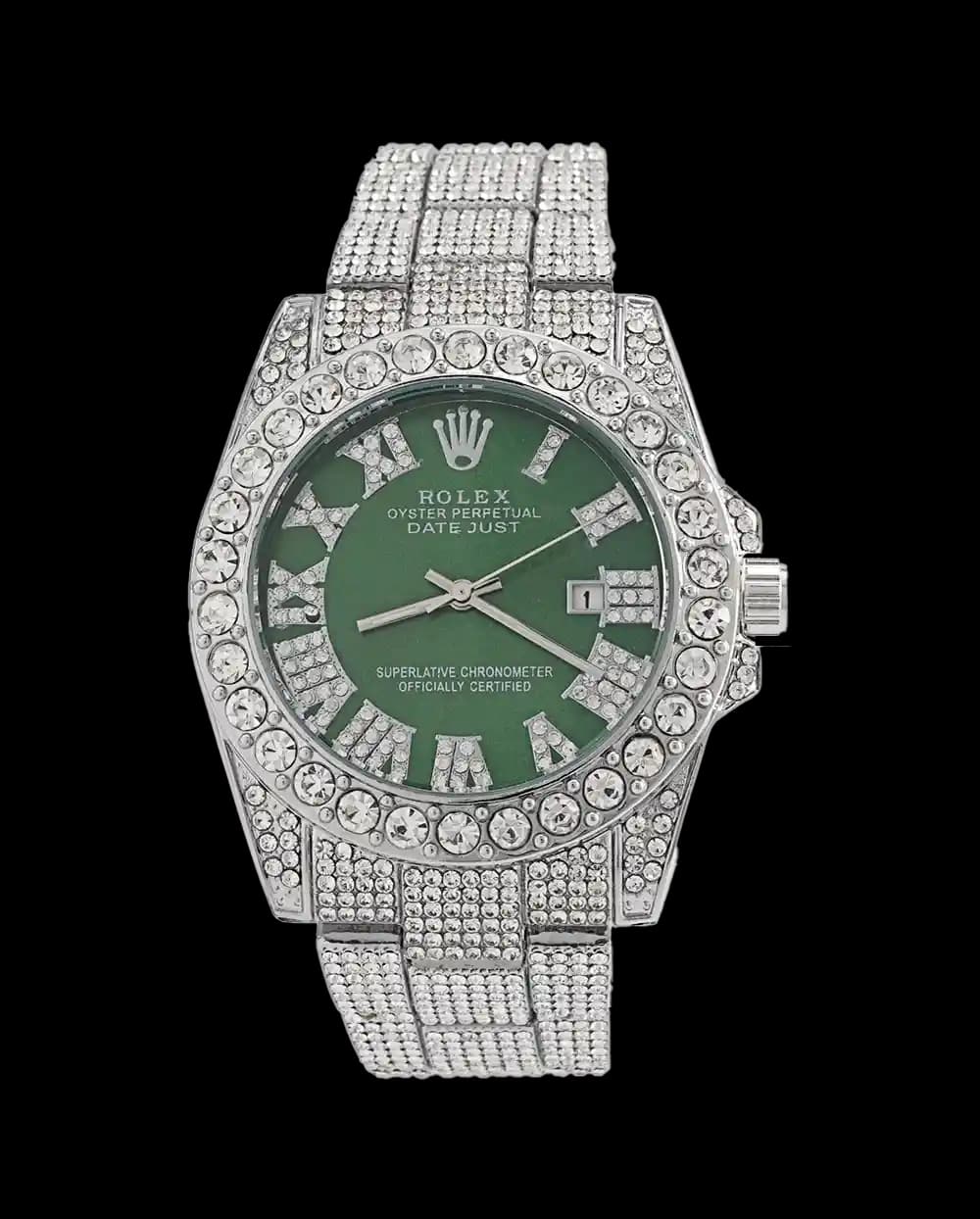 ساعت مچی مردانه رولکس ROLEX فول نگین مدل 2008