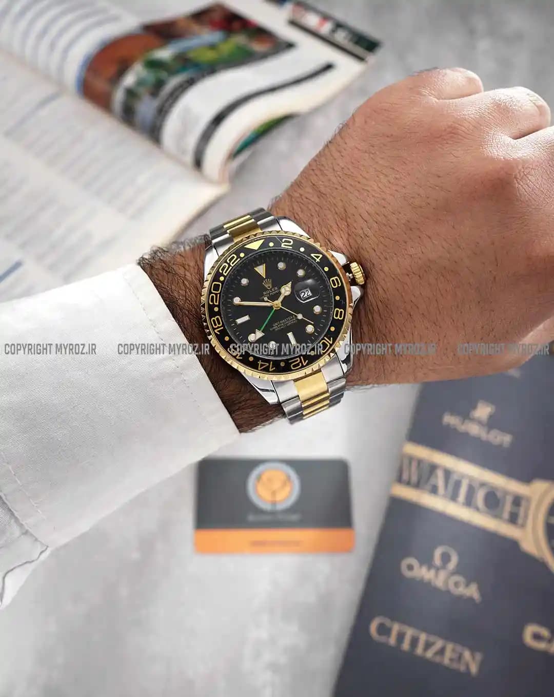 ساعت مچی مردانه رولکس ROLEX طرح ساب مارین مدل 2003 — تصویر ۲