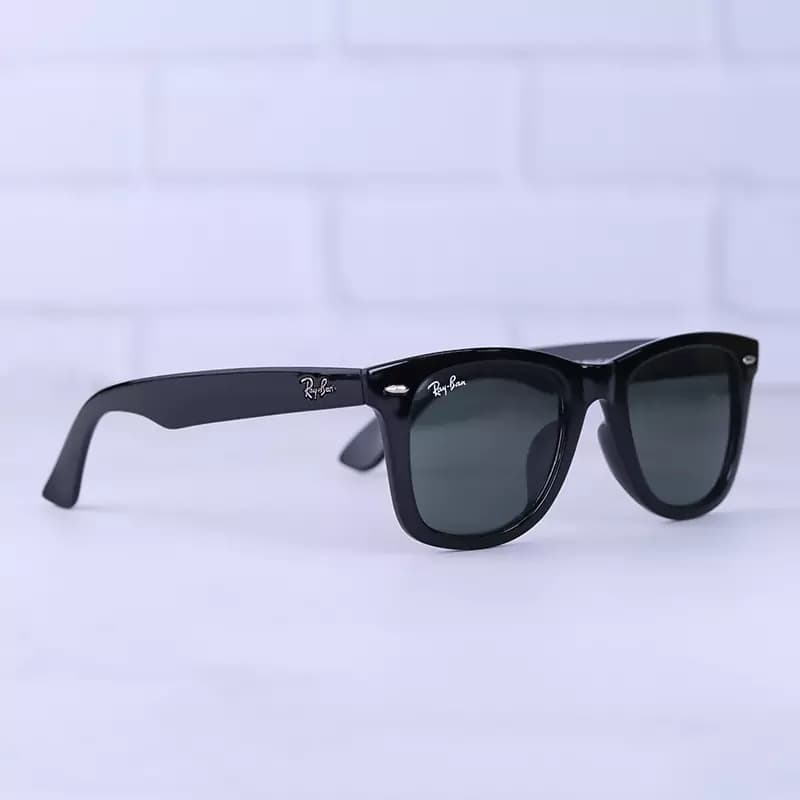 عینک آفتابی ری بن فریم ویفرر تمام مشکی RB 2140 F /2 — تصویر ۴