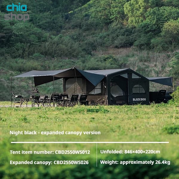 چادر بادی اتوماتیک بلک داگ مدل CBD2550WS039 Blackdog — تصویر ۲