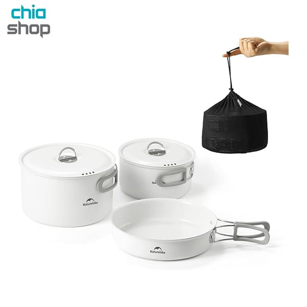 ست قابلمه کمپینگ ۳ تکه نیچرهایک مدل CNK2450CF013