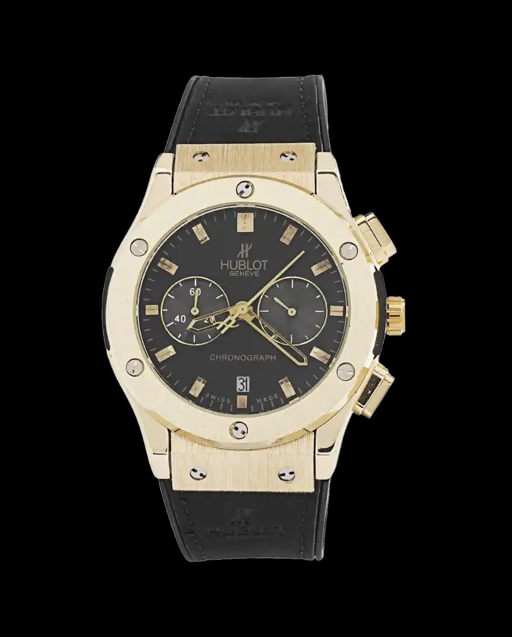 ساعت مچی مردانه هابلوت HUBLOT سه موتوره مدل 1962