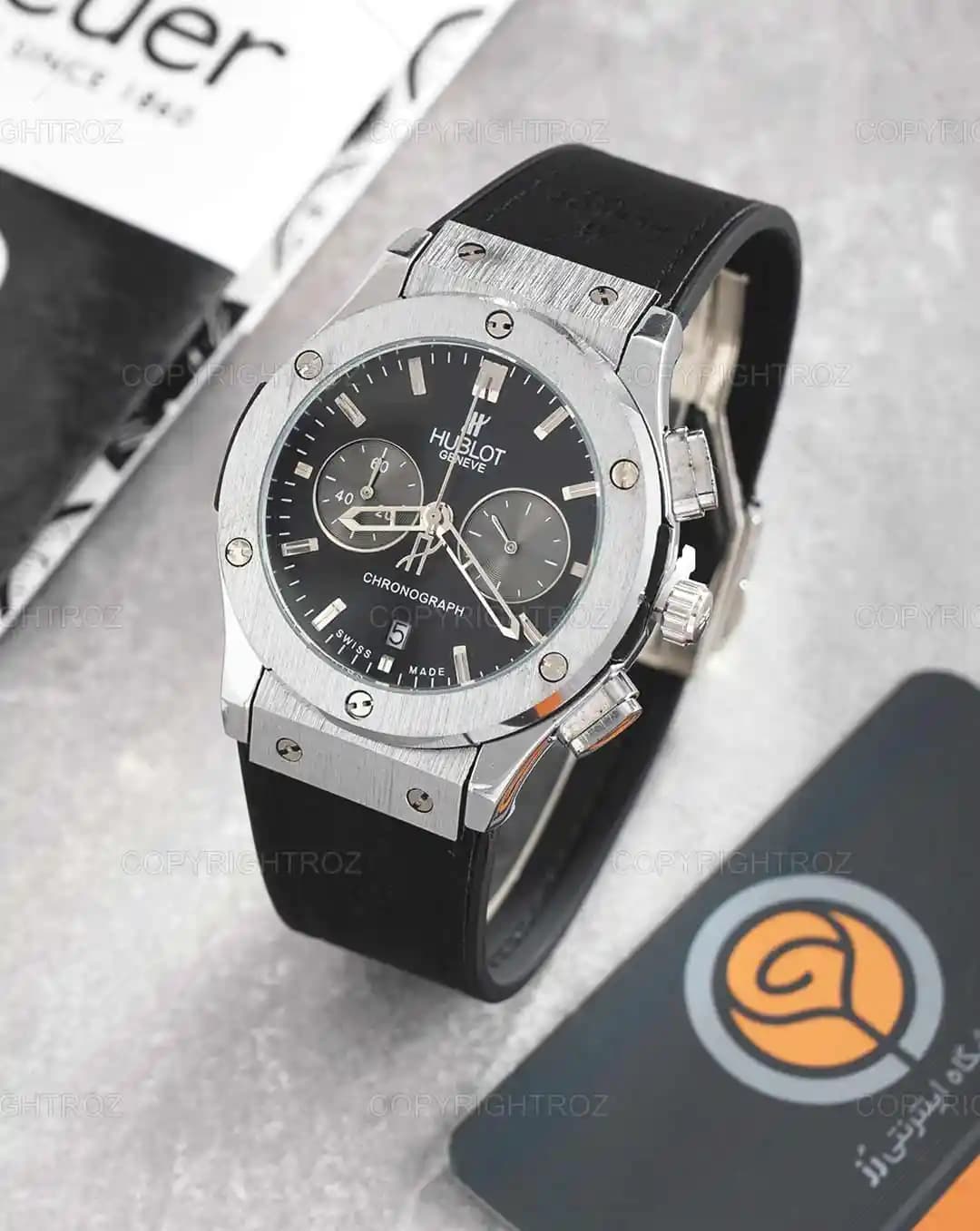 ساعت مچی مردانه هابلوت HUBLOT سه موتوره مدل 1961 — تصویر ۳