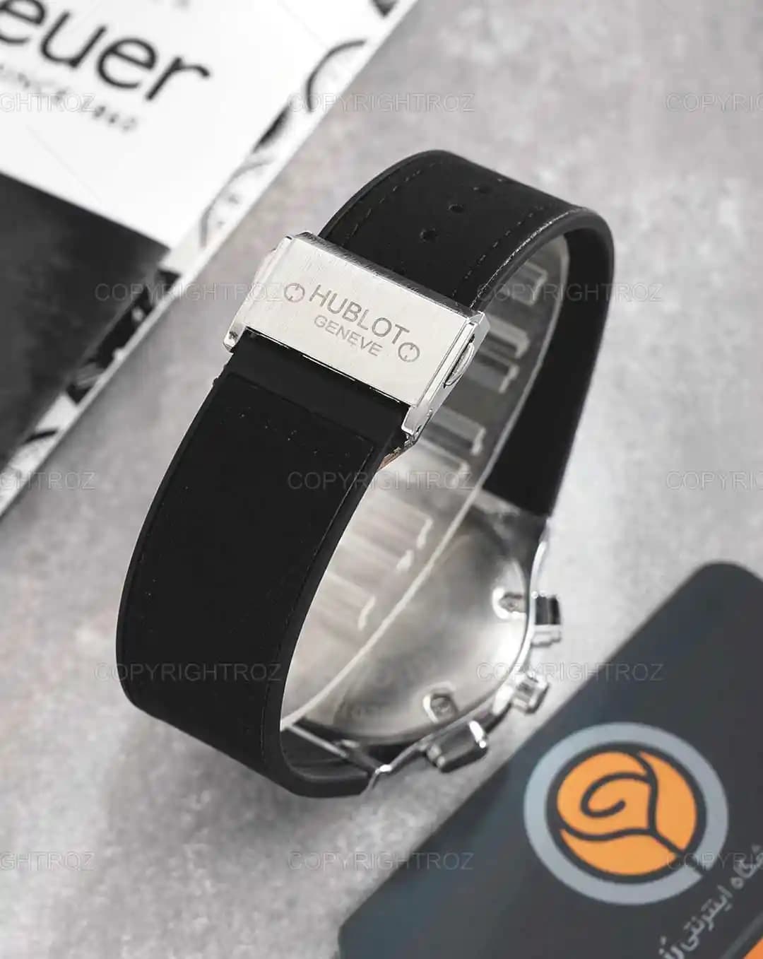 ساعت مچی مردانه هابلوت HUBLOT سه موتوره مدل 1961 — تصویر ۶