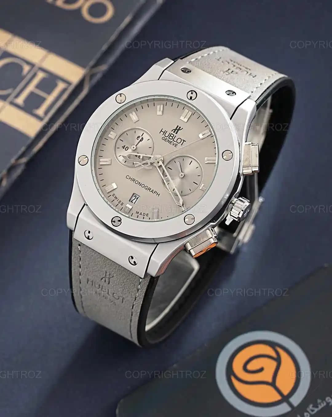 ساعت مچی مردانه هابلوت HUBLOT سه موتوره مدل 1960 — تصویر ۳