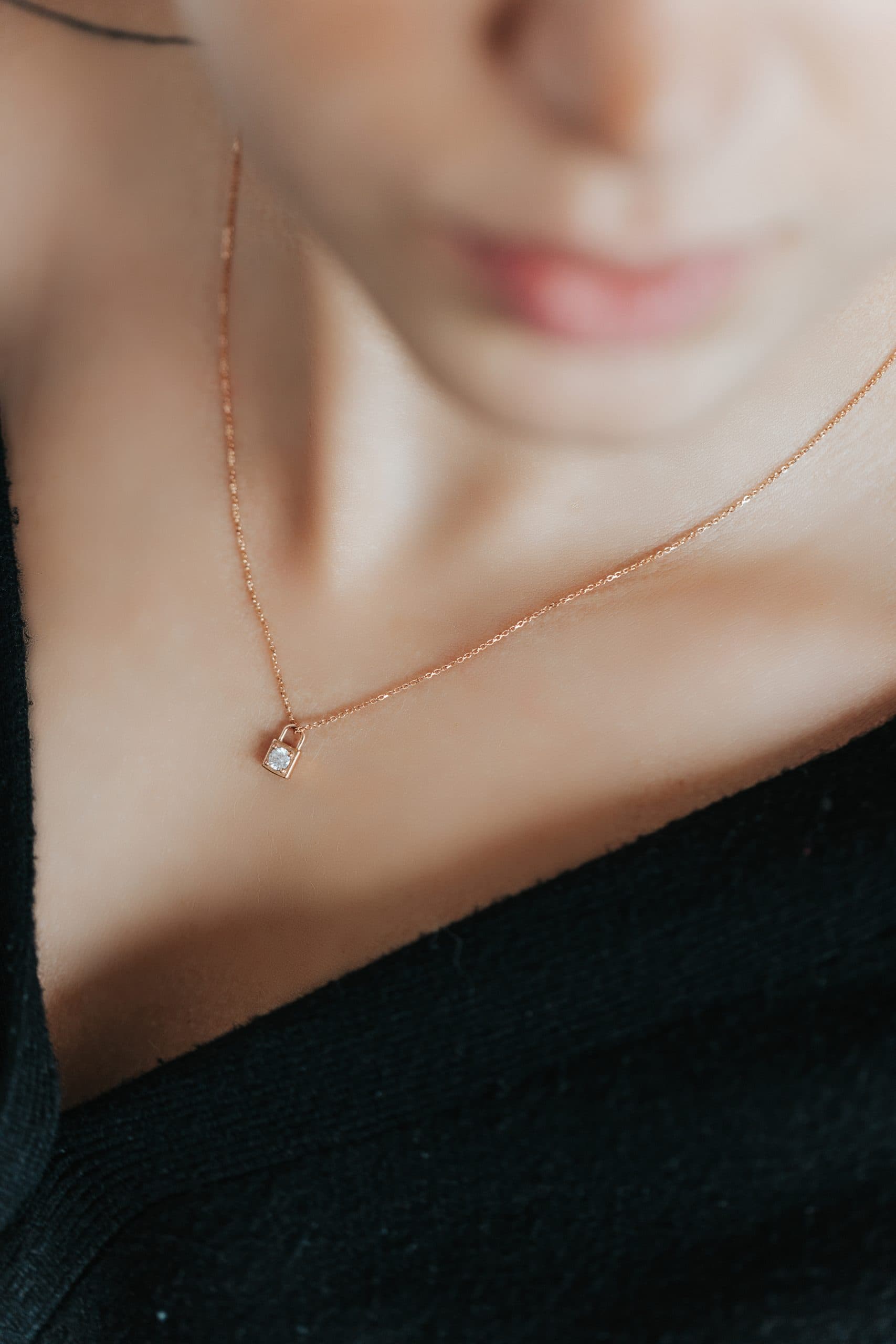 آویز طلا قفل — تصویر ۳