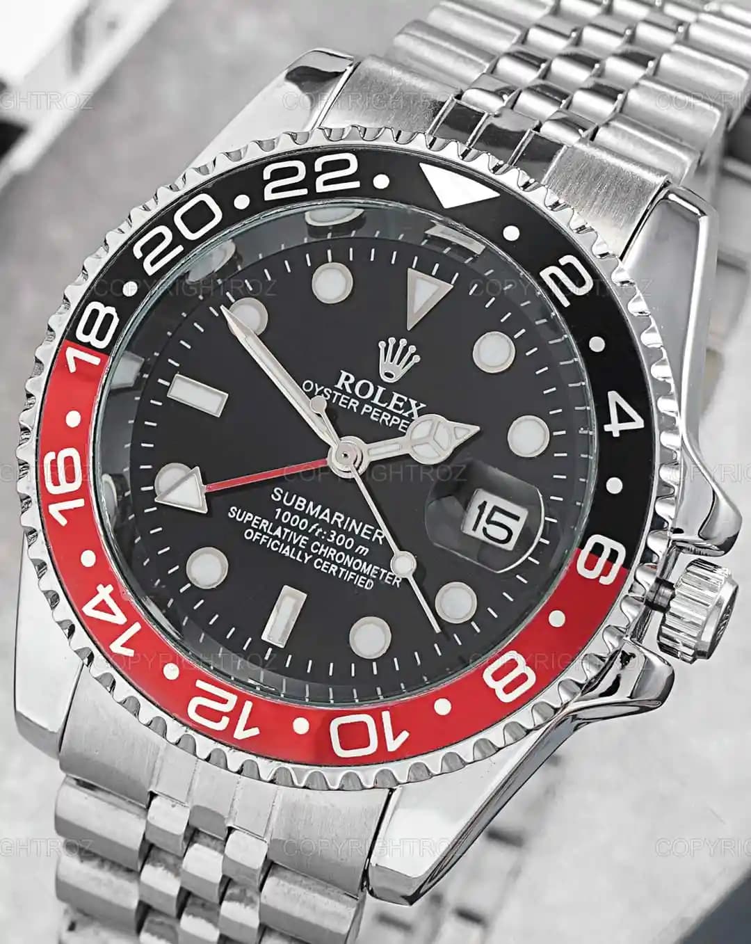 ساعت مچی مردانه رولکس ROLEX طرح ساب مارین مدل 1958 — تصویر ۴