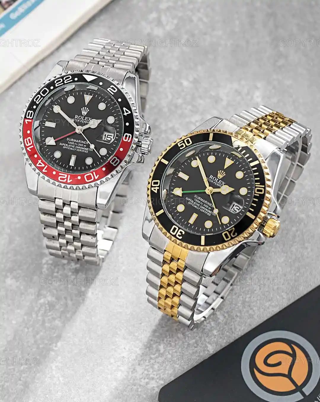 ساعت مچی مردانه رولکس ROLEX طرح ساب مارین مدل 1958 — تصویر ۷
