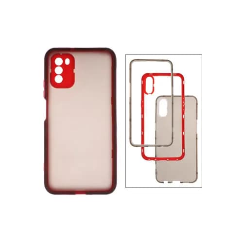 قاب 360 درجه پشت مات Xiaomi Poco M3 – قرمز