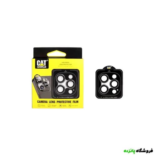 محافظ لنز رینگی اورجینال Caterpillar شابلون دار iPhone 14 Pro Max – بادمجانی