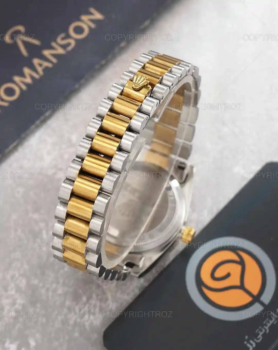 ساعت مچی زنانه رولکس ROLEX طرح DAY DATE مدل 1947 — تصویر ۶