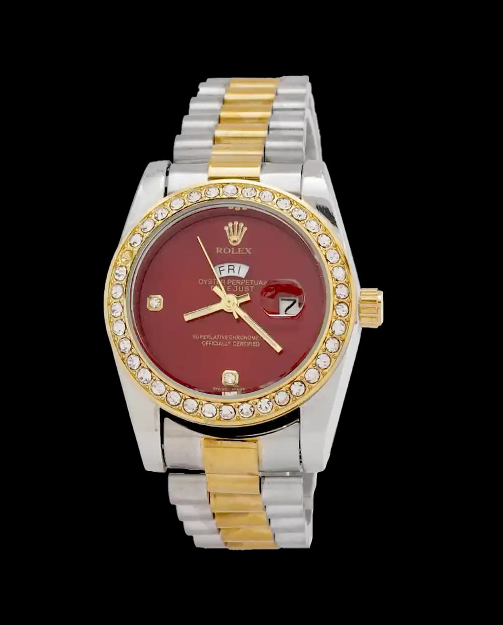 ساعت مچی زنانه رولکس ROLEX طرح DAY DATE مدل 1947