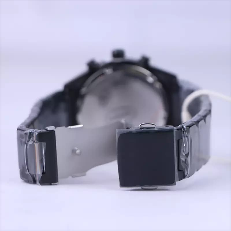 ساعت مچی فروچی مردانه فلزی تمام مشکی FCF03525M/4 — تصویر ۲