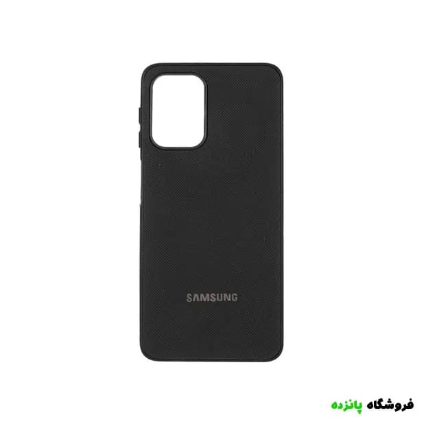 قاب سوزنی A22 4G سامسونگ مدل لوگو متال – مشکی