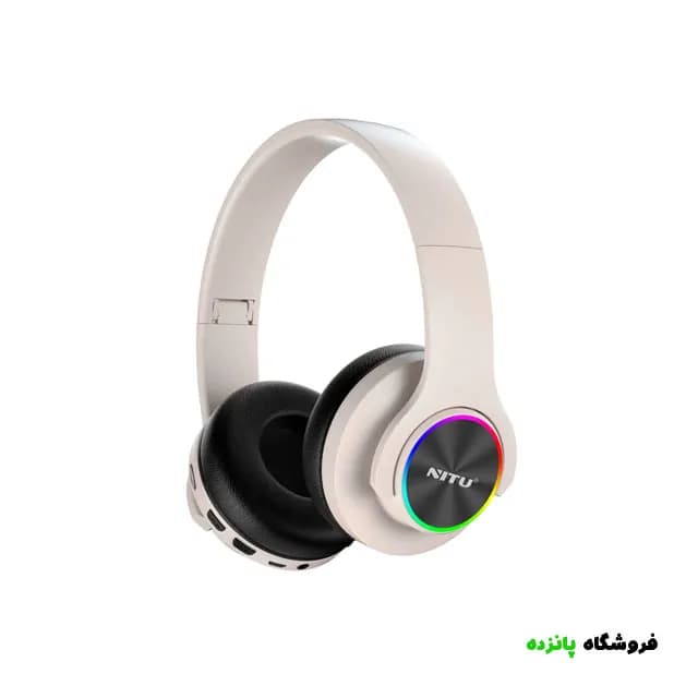 هدفون بی سیم NITU مدل 15 – کرم — تصویر ۲
