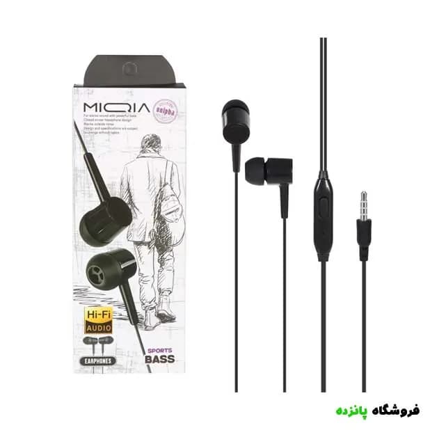 هندزفری با سیم MIQIA – مشکی