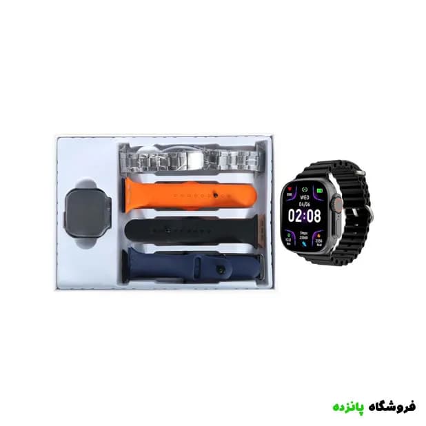 پک ساعت هوشمند KEQIWEAR مدل KW31 Ultra 3 – مشکی — تصویر ۲