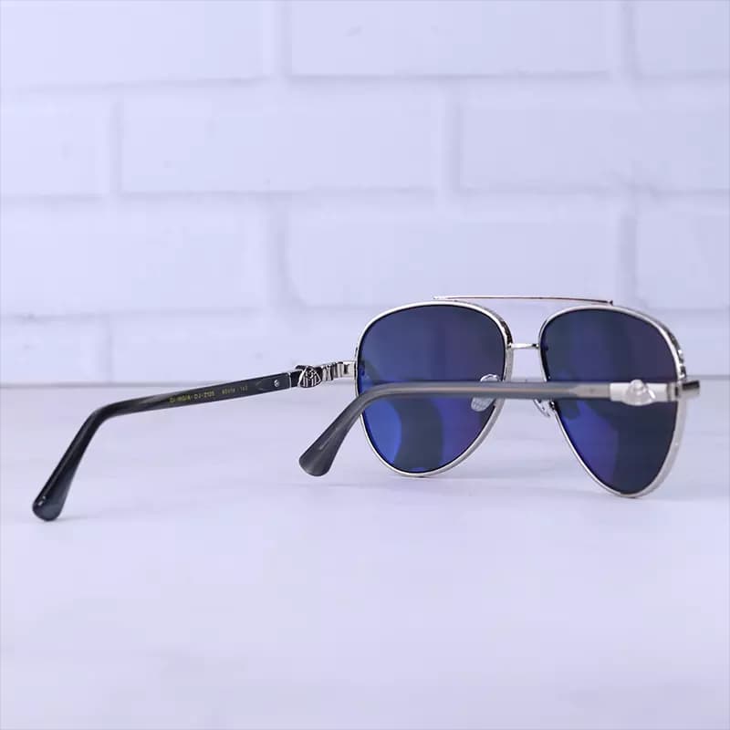 عینک آفتابی میباخ مردانه فریم خلبانی نقره ای M 310 BL /2 — تصویر ۳