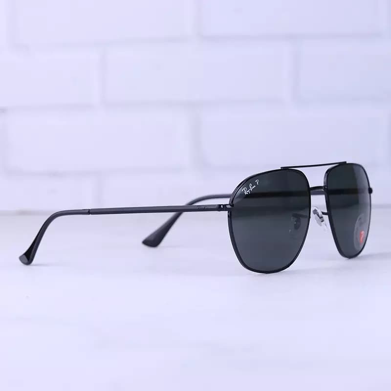 عینک آفتابی ری بن مردانه فریم خلبانی پلاریزه RB 3723/1 — تصویر ۴