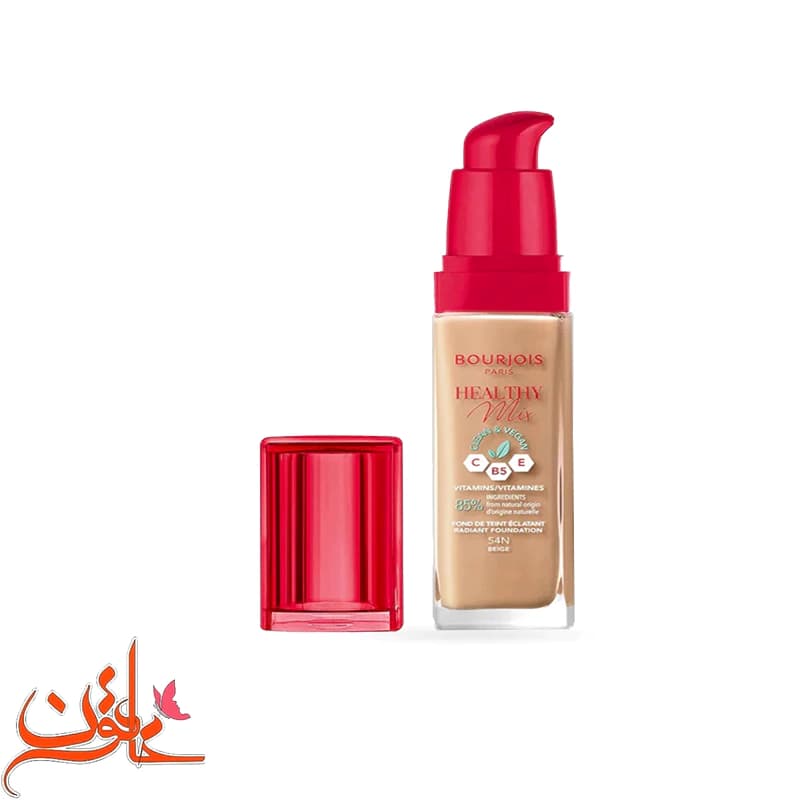 کرم پودر هلثی میکس بورژوا شماره N54 حجم 30 میل — تصویر ۳