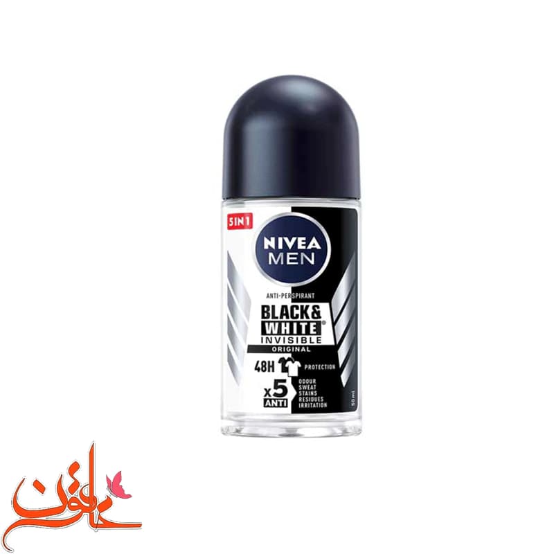 مام رول مردانه نیوا مدل Black & White حجم 50 میلی لیتر