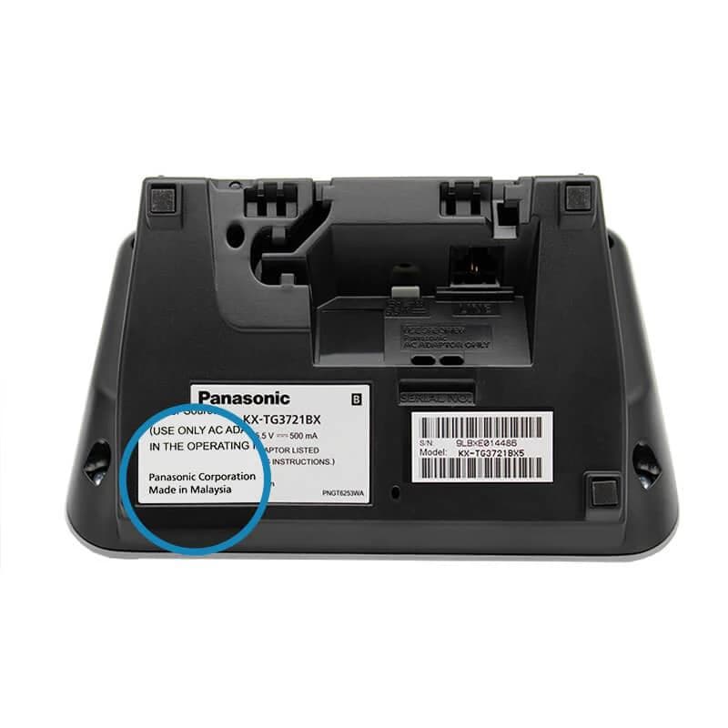 تلفن بی سیم Panasonic KX-TG3721BX + گارانتی — تصویر ۶