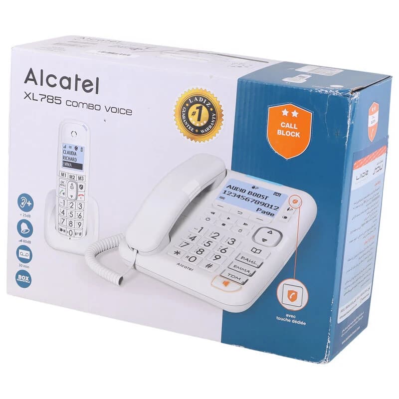 تلفن بی سیم Alcatel XL785 Combo Voice — تصویر ۲