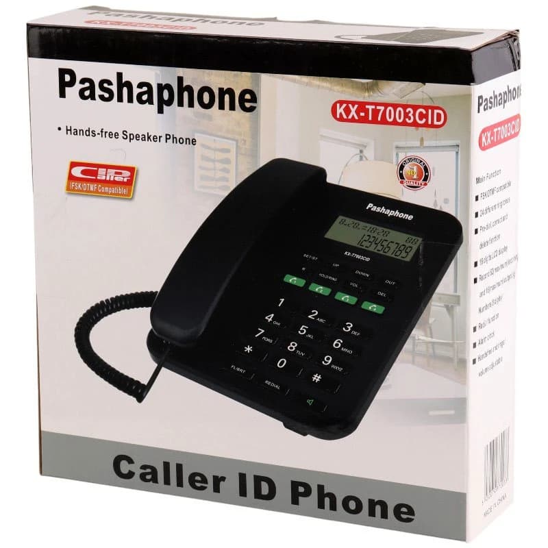 تلفن رومیزی پاشافون Pashaphone KX-T7003CID — تصویر ۲