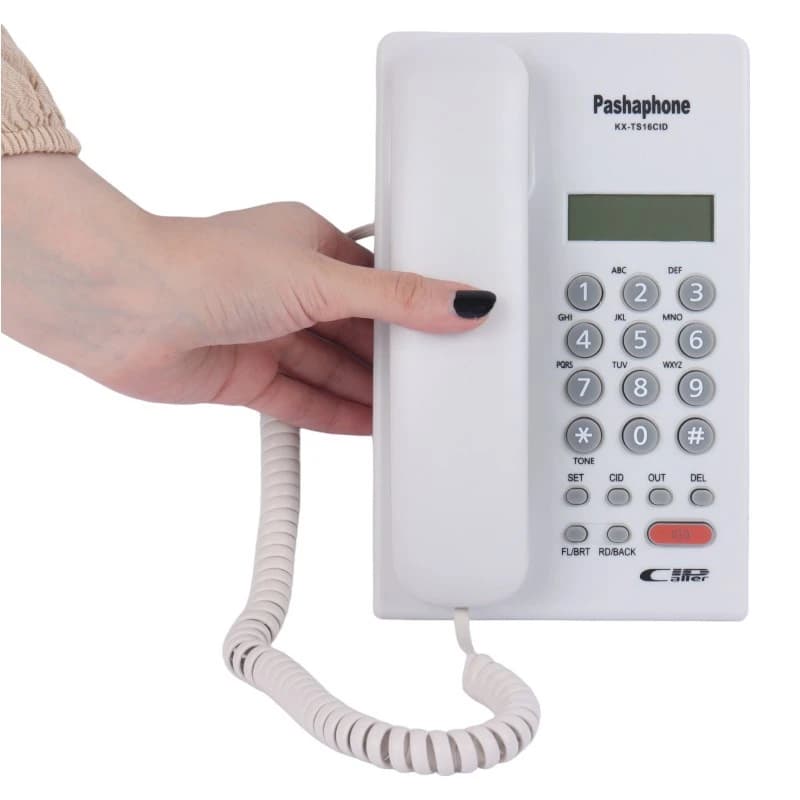 تلفن رومیزی پاشافون Pashaphone KX-TS16CID — تصویر ۴