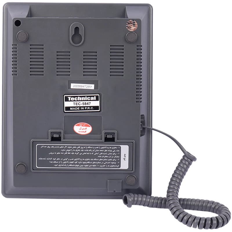 تلفن رومیزی تکنیکال Technical TEC-5847 — تصویر ۶