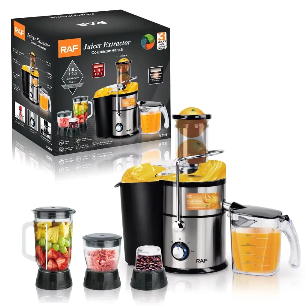 آبمیوه گیری 4 در 1 RAF مدل R.2823 — تصویر ۲