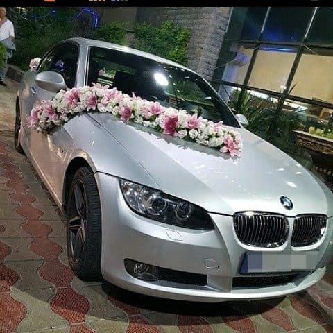 سفارش گل ماشین عروس با ارسال شب قبل مراسم چطور انجام می‌شود؟