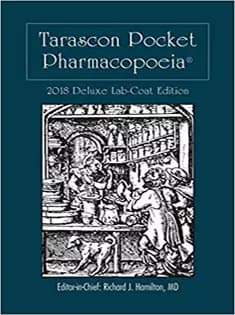 دانلود کتاب Tarascon Pocket Pharmacopoeia 2018 Deluxe Lab-Coat Edition